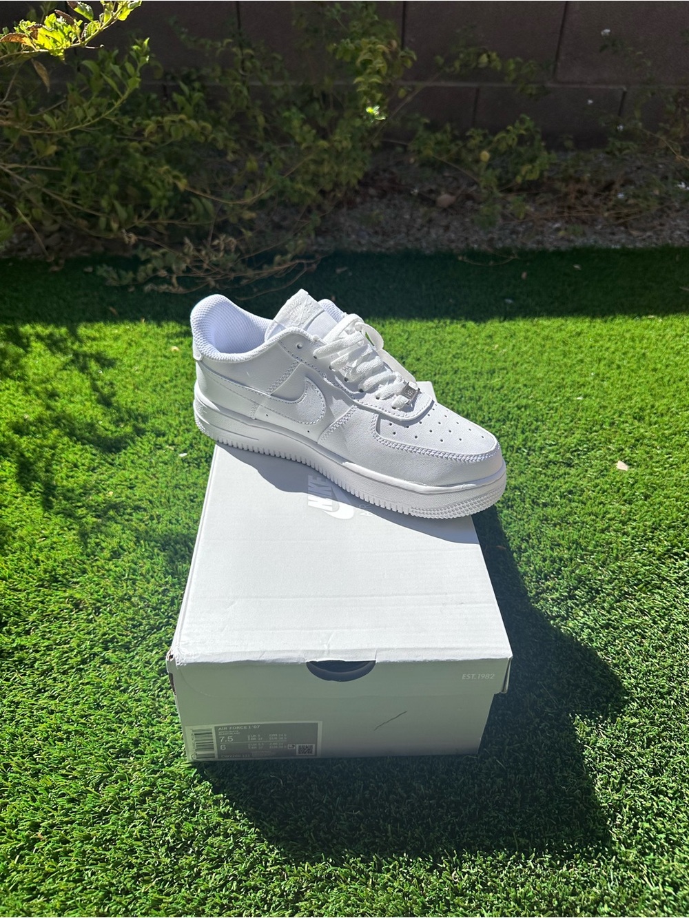 Nike Kids White Low-Top Sneakers